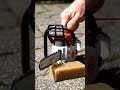 Tiny Chainsaw vs Soap! 🧼 ASMR Satisfying Curls #shorts