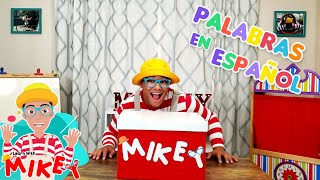 Mikey Learns Spanish Using Puzzles | Spanish Vocabulary | Teaching Kids Spanish | Learn With Mikey