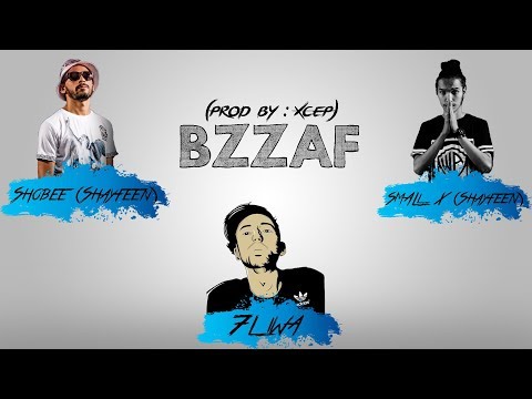 SHAYFEEN BZZAF Ft 7LIWA Typography Lyrics Video 