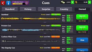 Upgrading all my promo cues from 10 collector boxes 8 Ball Pool screenshot 5