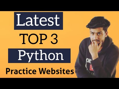 Top 3 Python Coding Practice Websites || How to practice python coding