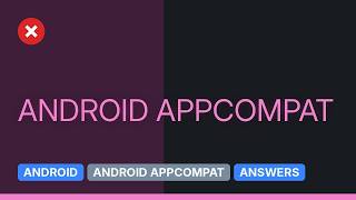 ERROR: Manifest merger failed : Attribute application@appComponentFactory in android