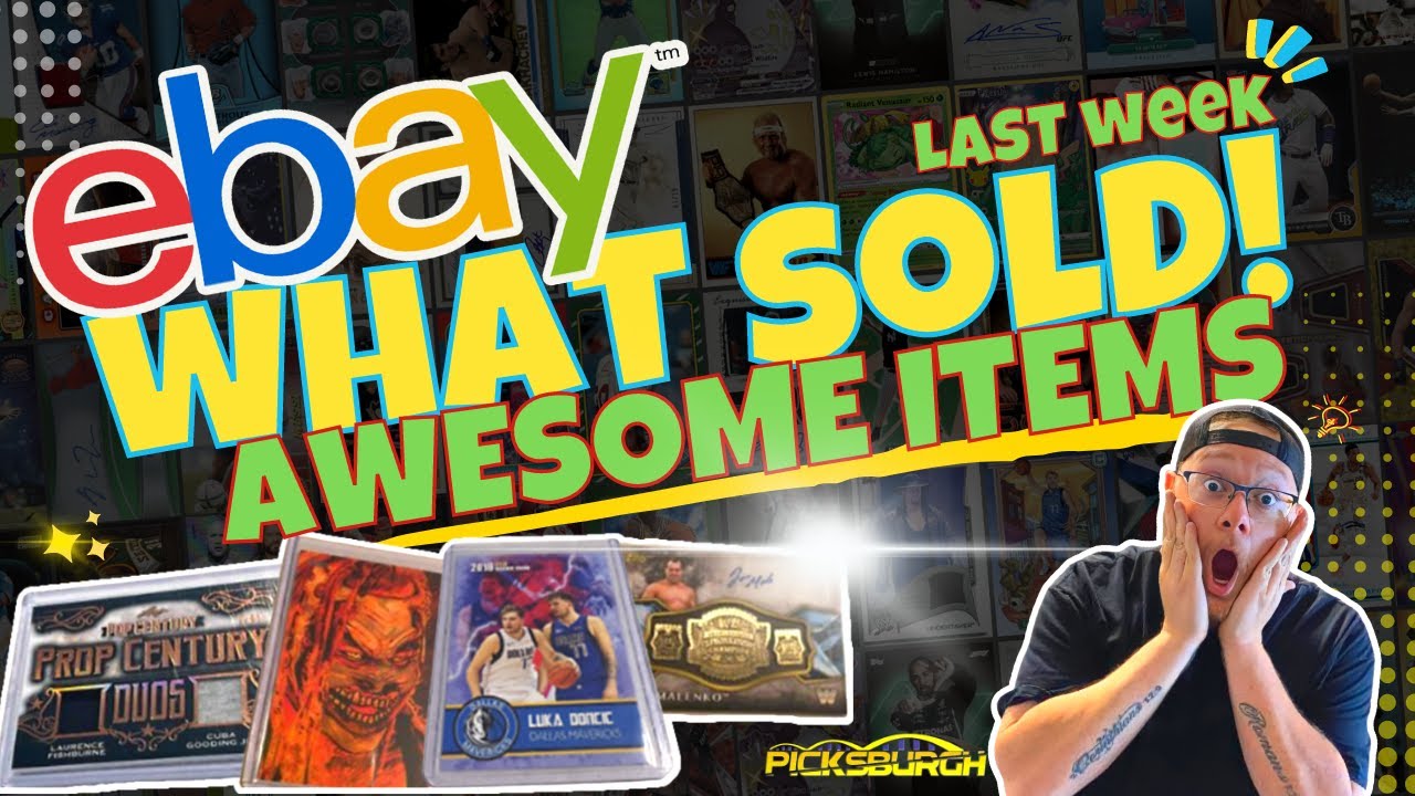 20+ Sold items on eBay in a week! What Sold? Sports Cards SOLD! YouTube