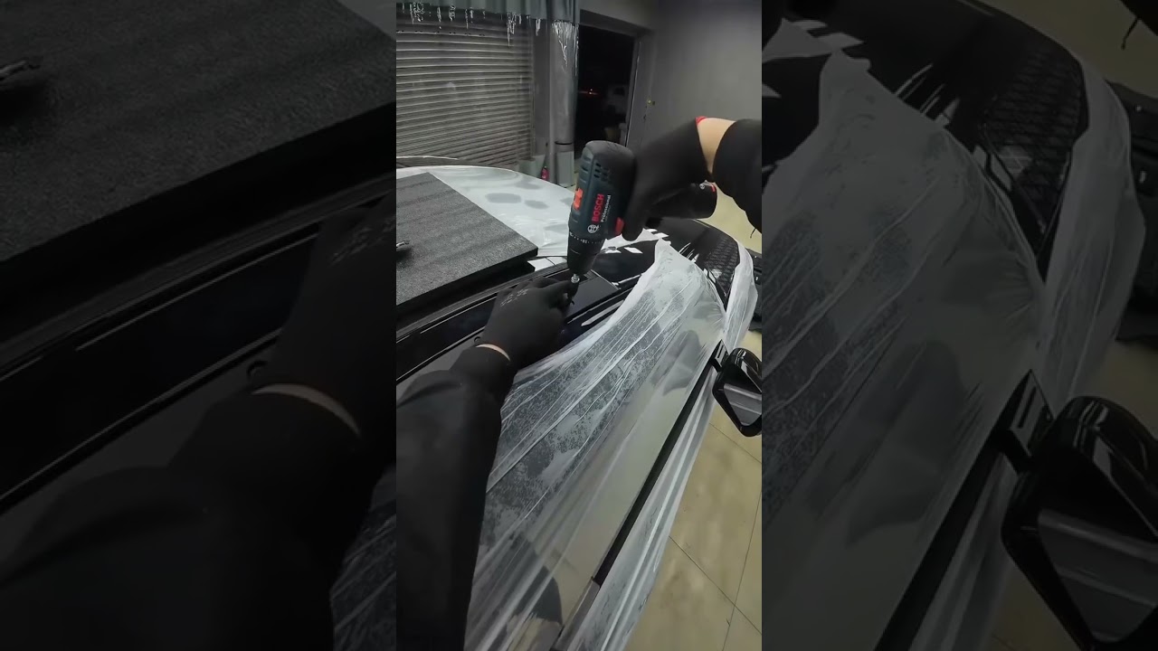 PLUMB Roof Rack Installation process #shorts #landroverdefender #automobile #roofrack