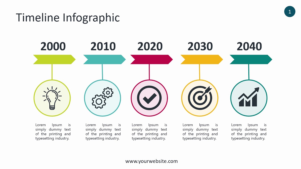 Timeline Infographic Animated Powerpoint Template Youtube