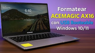 Como FORMATEAR Acermagic ax16 - USB BOOTEABLE WINDOWS 10 y 11