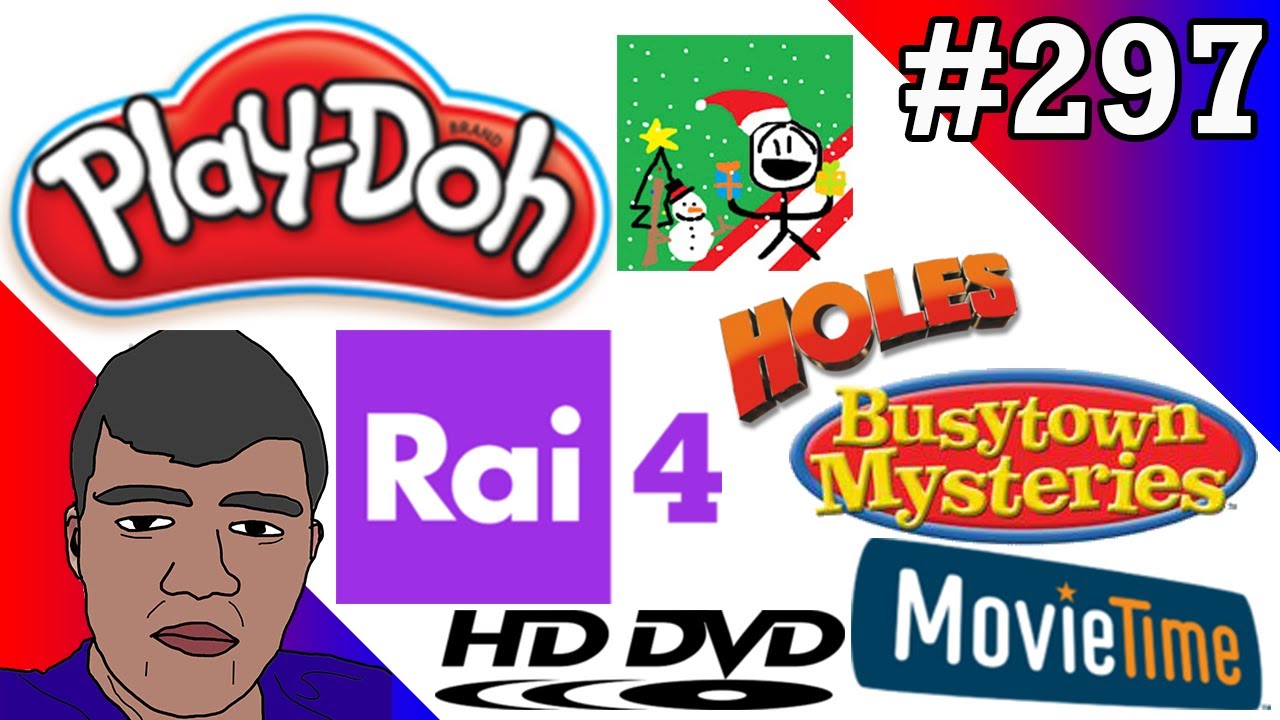 LOGO HISTORY 297 Rai 4, HD DVD, Play Doh, MovieTime, Busytown