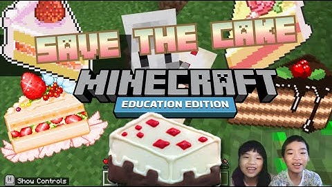 How to Code MINECRAFT: *SAVE THE CAKE* in Minecraft: Education Edition with PYTHON