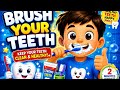 Brush Your Teeth Song 😁 | Kids Learning Rhyme Hindi #shorts