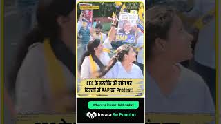 दिल्ली में AAP का Protest, CEC Gyanesh Kumar के इस्तीफे की मांग!