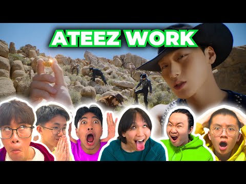 FIRST TIME REACTING TO ATEEZ 'WORK' MV