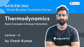 L 4 | Thermodynamics | Rank Booster Question Series | GATE/ESE 2022 | Viresh Kumar