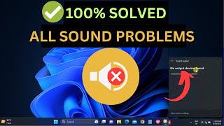 100% SOLVED  No Output Devices Found Windows 11/10 || Fix Windows 11/10 Sound Not Working Problem