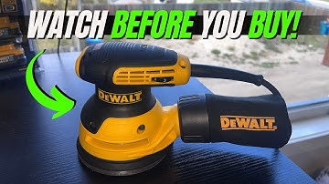 FULL REVIEW of Dewalt Orbital sander (DWE6421K)