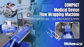 Compact Medical Device Flow Wrapping Machine SleekWrapper 40