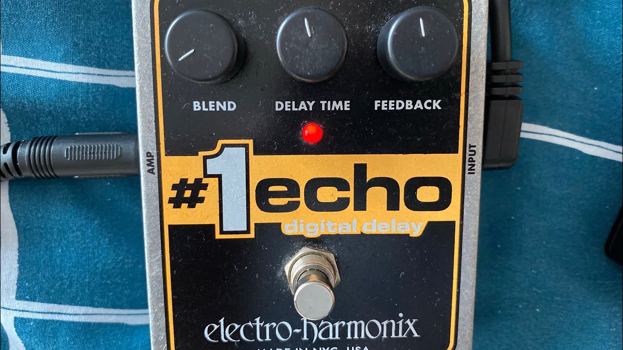 Electro Harmonix Number 1 Echo Pedal (unboxing video honest review)