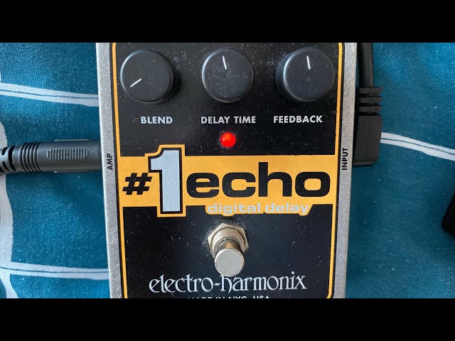 Electro Harmonix Number 1 Echo Pedal (unboxing video honest review