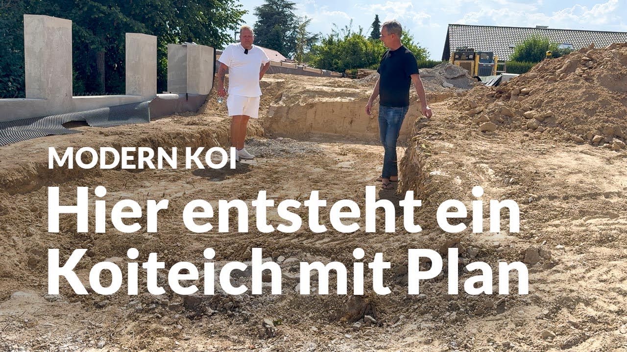 Alex baut 60.000 Liter Teich mit Schwerkraft und Bürstenfilter | Modern Koi Blog #7949