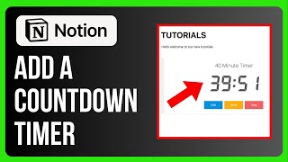 How to Add a Countdown Timer in Notion