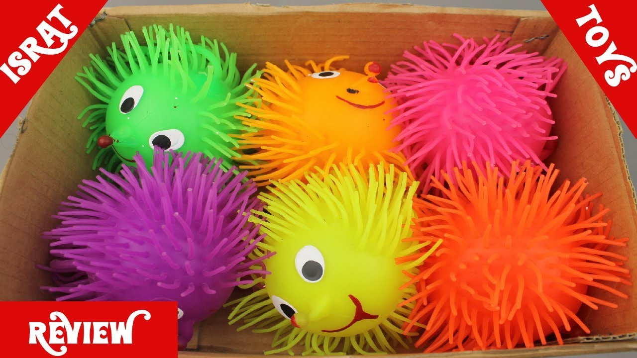 Box Full Of Squishes Ball, Many Colorful Squishes Toys video for