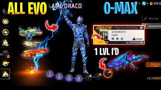1 Lvl I'd All Evo Gun Max 🤯 | Legendary  Eternal Avenger Bundle Event 🤑