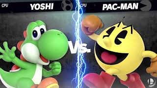 Smash Ultimate EX Yoshi VS Pac-Man