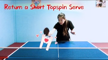 How to Return a Short Topspin Serve 接发球：如何接好侧旋短球