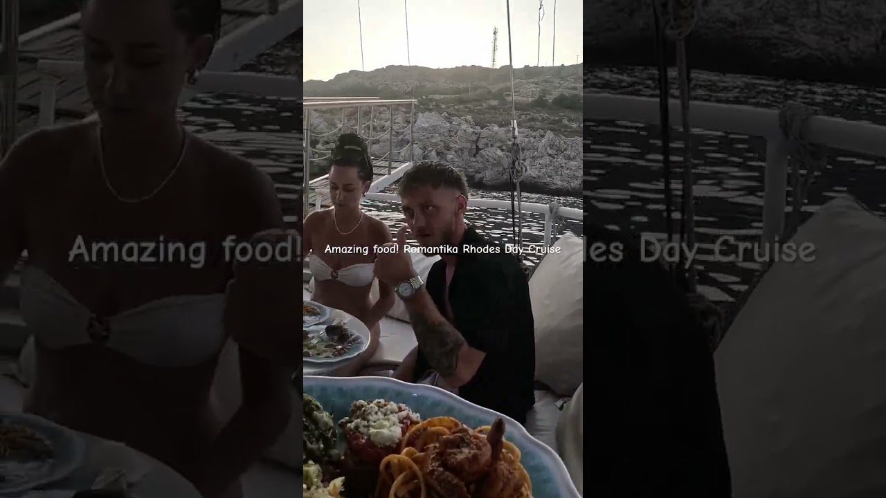Amazing food on Romantika Rhodes Day Cruise! 
