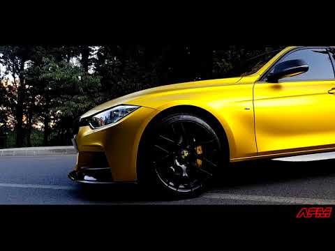 ÖZEL MAT SARI BMW 3.20 RENK DEĞİŞİMİ (ARAÇ KAPLAMA) //A.F.M//