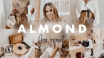 Almond — Mobile Preset Lightroom 2020 | Tutorial | Download Free | Brown Preset | Instagram Blogger
