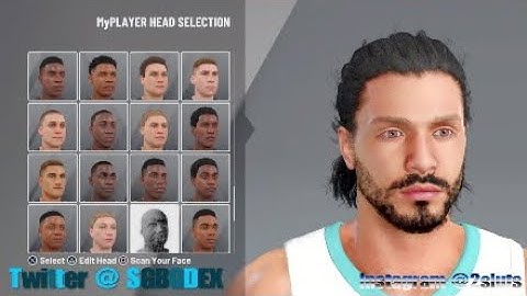 NBA 2K20 - Steven Adams Face creation