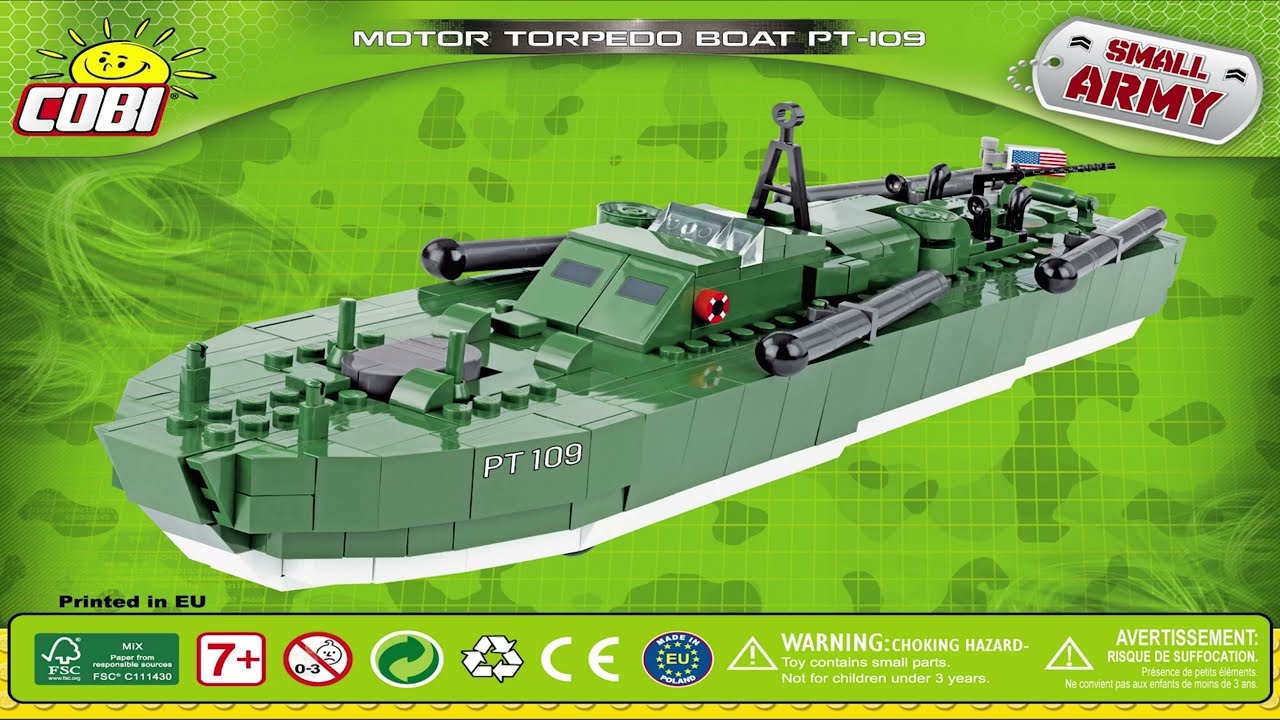Cobi Instructions | Small Army / WW2 | 2377 | Motor Torpedo Boat PT-109 (American Torpedo Boat)