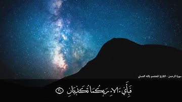 القارئ معتصم العسلي قران كريم بصوت جميل ❤️