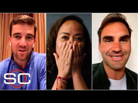 Eli Manning and Roger Federer surprise a COVID-19 frontline worker for Mother's Day | SC Featured