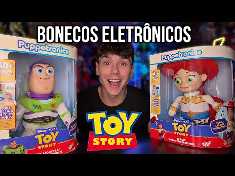 NEW TOY STORY BUZZ LIGHTYEAR AND JESSIE ELECTRONIC PUPPETRONICS FIGURES!