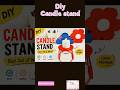 DIY Candle Stand ✨ Best Out of Waste Home Decor#shorts#typography