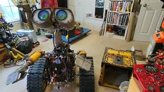 Testing my DIY Wall-E's Voice and Movement Wealth