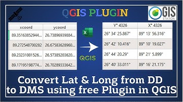 How to Convert DD to DMS in QGIS || Generate Lat Long in QGIS || Free Plugin and Excel