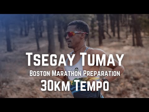 Tsegay Tumay - McKirdy Trained - Boston Marathon Preparation Workout
