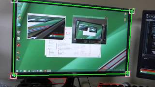 Monitor recognition (using markers) with only EmguCV + perspective transformation