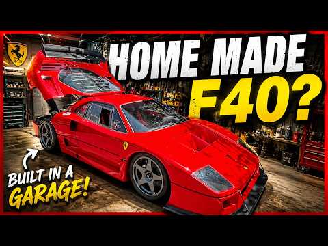 Homemade Ferrari F40 Took Over 10 Years to Build