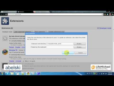 Develop Simple Chrome Web Browser Extension 2/2