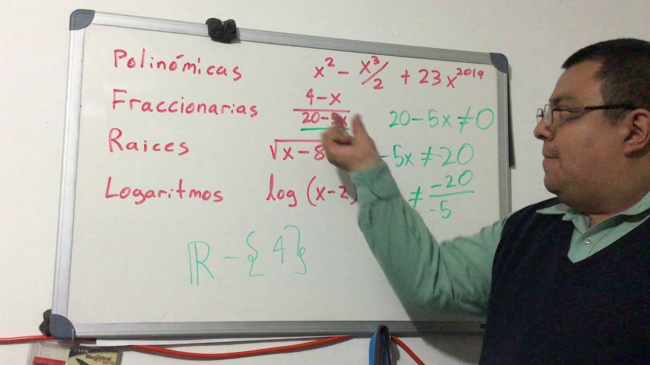 Dominio de funciones, explicacion breve