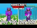 I Survived 500 Days Of Hardcore Minecraft, In an Ocean Only World.