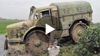 Тягач с расходом 600 литров и огромными железными колесами для покорения СССР!