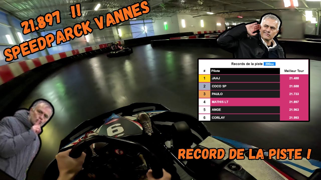 LE 4eme RECORD DE LA PISTE ALL TIME !! | 21.897 | Karting SpeedPark Vannes