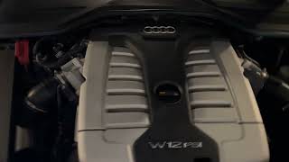Audi A8L W12 Cold Start