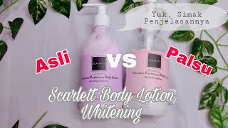 REVIEW SCARLETT BODY LOTION ORI VS KW #SCARLETT #BODYLOTION