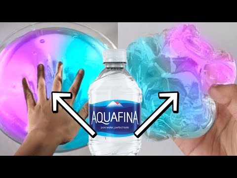 WATER SLIME! 💧Testing NO GLUE Water Slimes! (WITHOUT GLUE OR