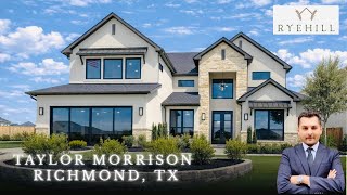 Beautiful Vincent Floor Plan By Taylor Morrison | 3,934 SF | Ryehill | Richmond, Texas From $685K